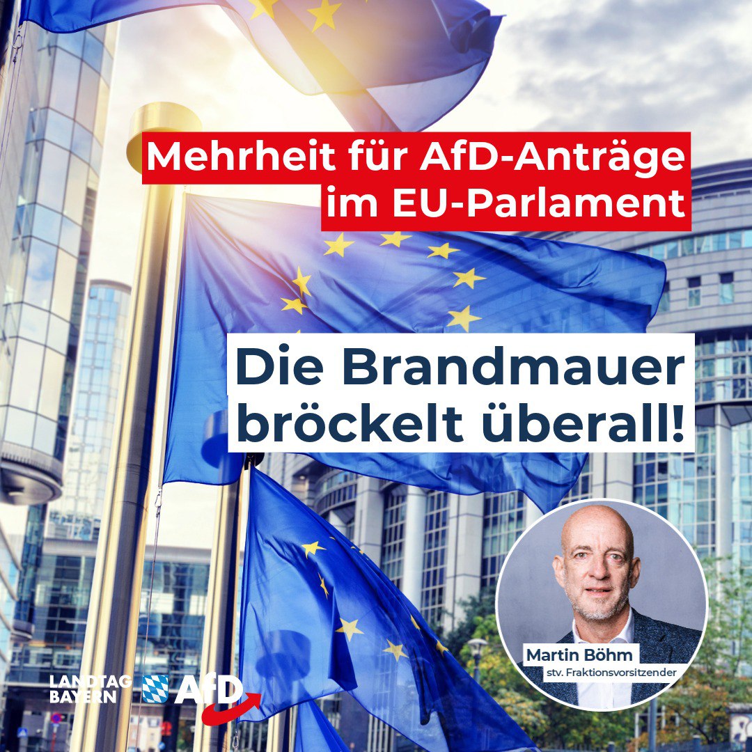 Die Brandmauer broeckelt ueberall