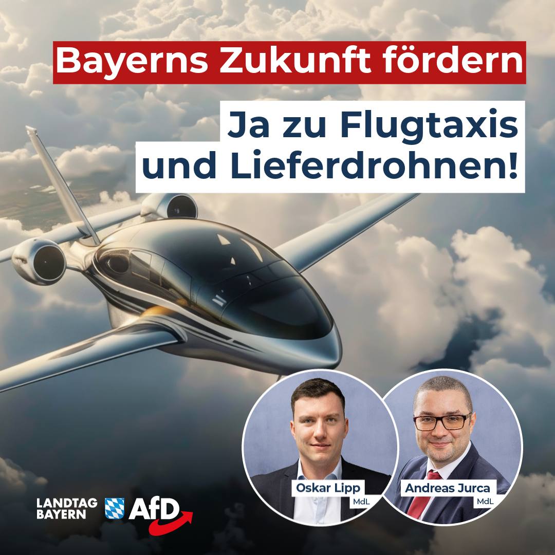 Ja zu Flugtaxis und Lieferdrohnen