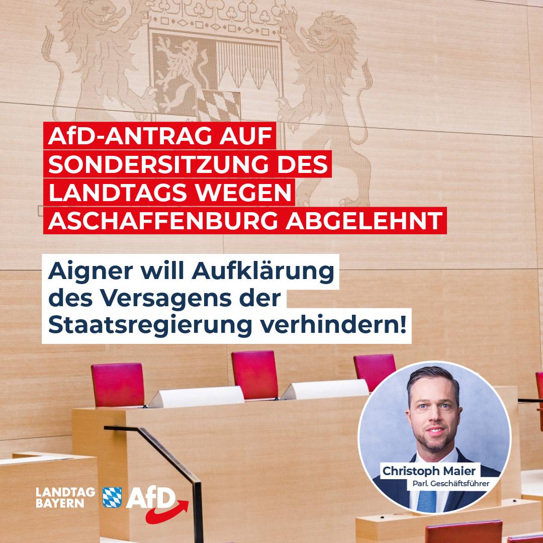 Aigner Sondersitzung Aschaffenburg