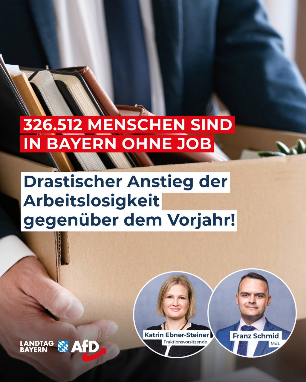 Anstieg der Arbeitslosigkeit